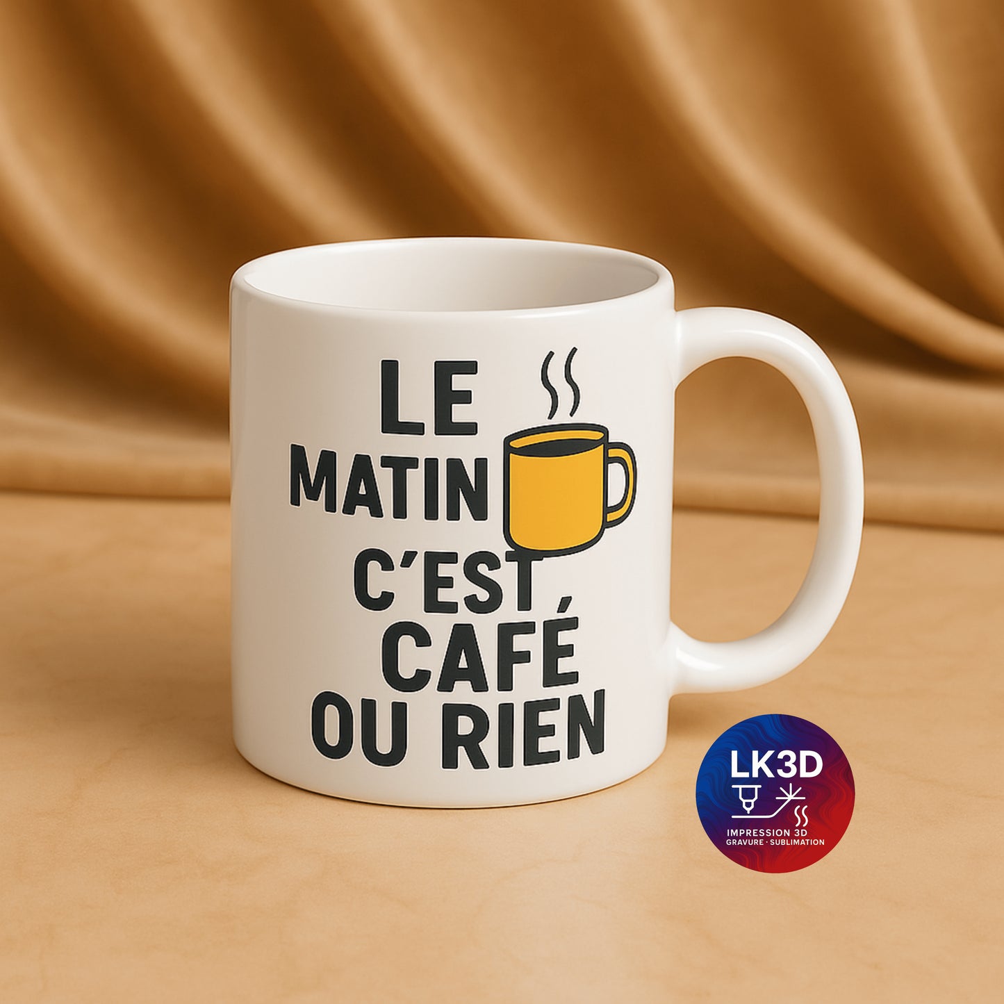 Tasse humour café – 340 ml – 5 modèles originaux – Cadeau parfait pour amateur de café –Sublimation artisanale