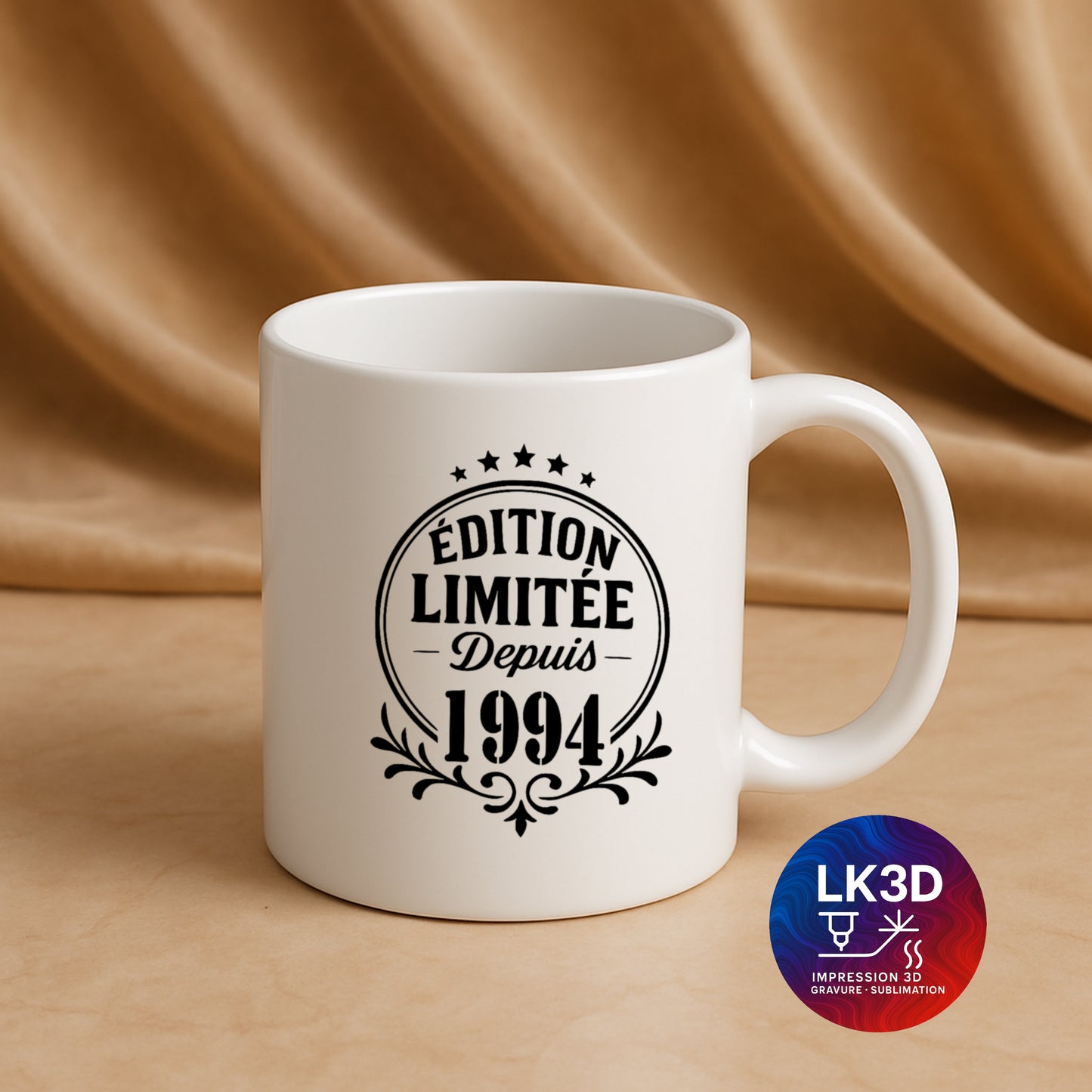 Mug Édition limitée depuis 1994 – 340 ml – Personnalisé par sublimation