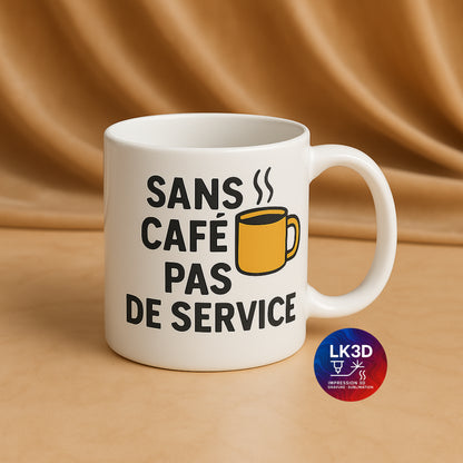Tasse humour café – 340 ml – 5 modèles originaux – Cadeau parfait pour amateur de café –Sublimation artisanale